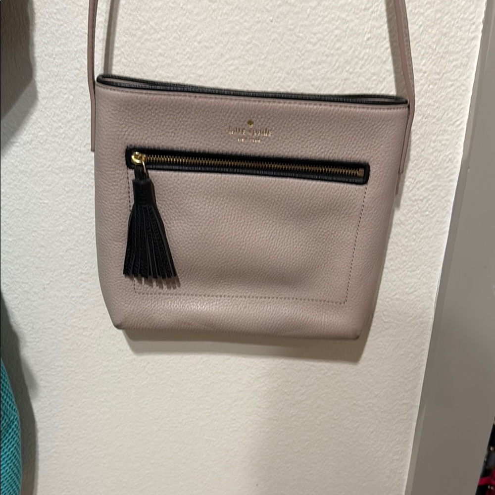 Kate Spade Black and Cream Crossbody Bag